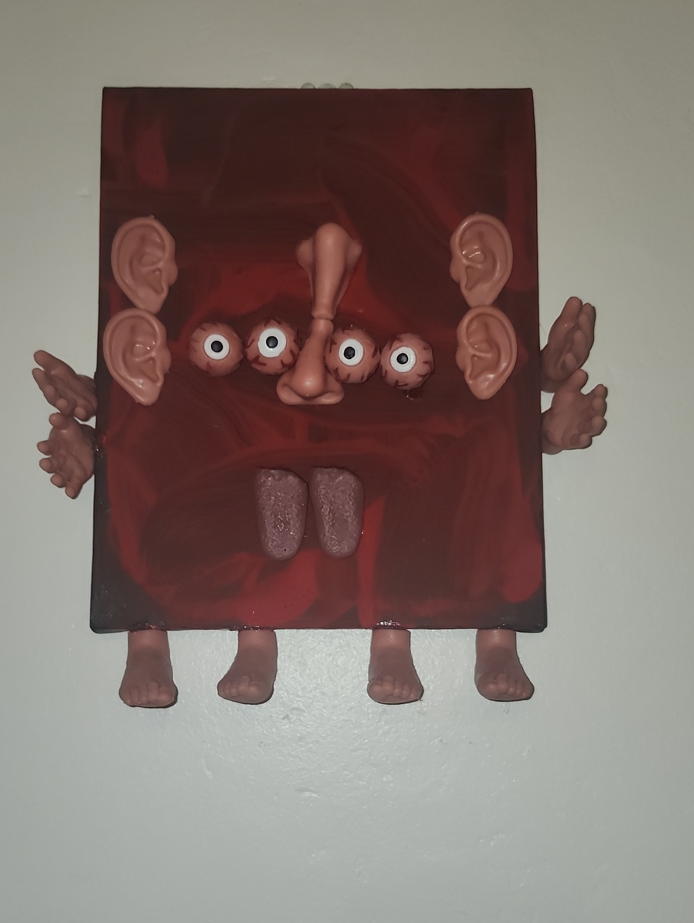Handcrafted Bloody Little Oddity Canvas